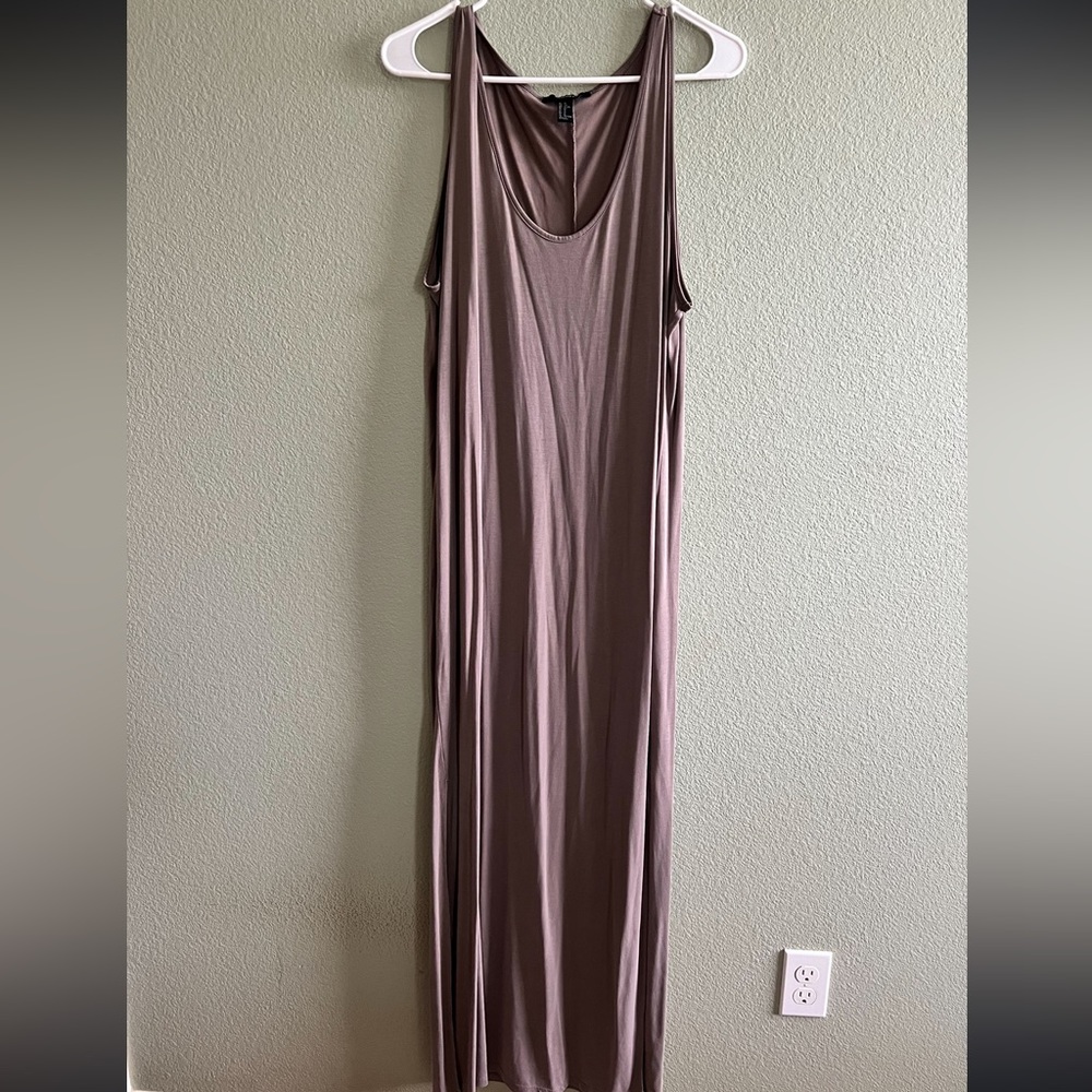 Brown maxi dress